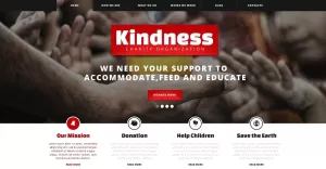 Free Kind Children Charity WordPress Theme & Website Template