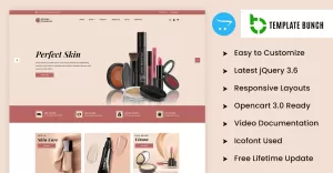 Free Matrix Cosmetic - Responsive OpenCart Theme for eCommerce
