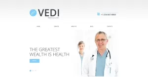 Free Medical Website Theme