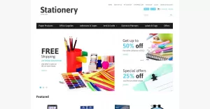 Free Stationery Responsive OpenCart Template