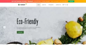 Free Website Template for Food Delivery Website Template