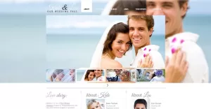Free Wedding Template Website Template - TemplateMonster