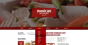 Free White WordPress Theme for Restaurant Business