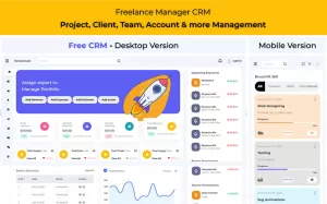 FreeCRM - Freelance Manager CRM Admin HTML Template