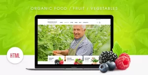 Fresh Food – Organic Food/Fruit/Vegetables eCommerce HTML Template
