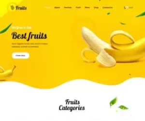 Better Fruit Shop WordPress theme 4 vegetable vendor supermarket