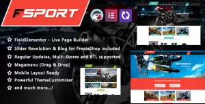 FSport - Motor & Bike Equipments PrestaShop Theme