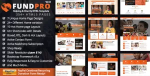 Fundpro - Charity Nonprofit HTML Template