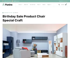 Funira - Custom Craft Furniture Elementor Template Kit