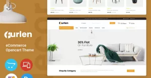Furlen - Home Decor Store OpenCart Template - TemplateMonster
