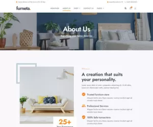 Furneta - Furniture Shop Elementor Template Kit