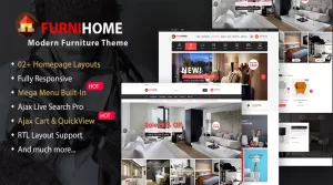 FurniHome - Furniture WooCommerce WordPress Theme - Themes ...