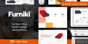 Furniki - Furniture Store & Interior Design PSD Template