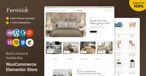 Furniside - The Furniture and Interior Premium WooCommerce Elementor Responsive Theme