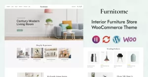 Furnitome - Interior & Home Decor Elementor WooCommerce Responsive Theme