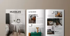 Furniture Set Magazine Template