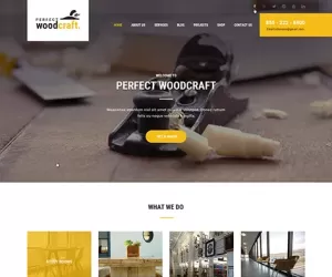 Reliable Furniture Store WordPress theme 4 online shops woodcraft