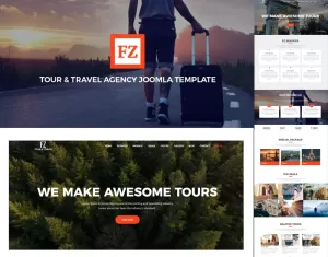 FZ - Tour & Travel Agency Joomla 4 Template