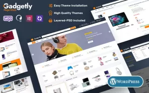 Gadgetly – Téma tržiště elektroniky a gadgetů pro obchody WooCommerce