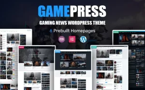 GamePress - Gaming News WordPress Theme - TemplateMonster