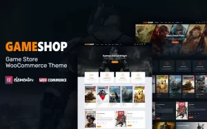 GameShop - Game Store WooCommerce WordPress Theme