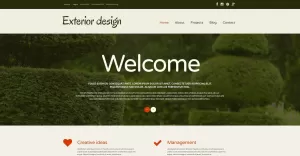 Garden Design Responsive WordPress Theme - TemplateMonster