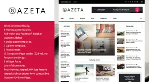 Gazeta 2 - Magazine and News WordPress Theme - Themes ...