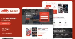 Gearz - Car Repair and Tuning Services Elementor Kit