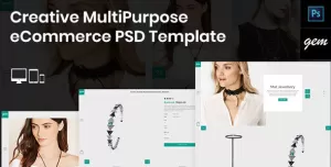 Gem – Creative MultiPurpose eCommerce PSD Template
