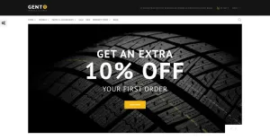 Gento - Clean 3-Layouts eCommerce Wheels & Tires Magento Theme