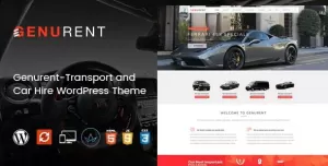 Genurent - Transport and Car Hire WordPress Theme