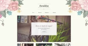 Geraldine - Vintage & Retro Blog WordPress Theme