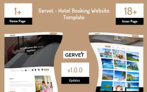 Gervet - Hotel Booking Website Template - TemplateMonster
