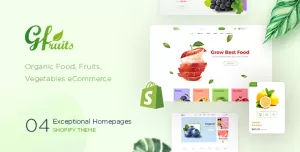 GFruits – Food eCommerce Shopify Theme