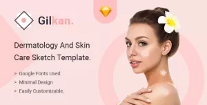 Gilkan - Dermatology and Skin Care Sketch Template