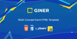 Giner  Multi-Concept Event HTML Template