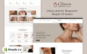 Glisten - Modern Jewelry & Fashion Multipurpose Responsive Shopify Theme