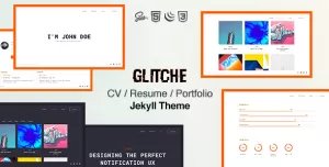 Glitche - Resume CV Portfolio Jekyll Theme
