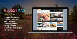 Glossy Mag - News Magazine HTML Template