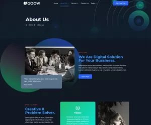 Goovi - Creative Agency & Digital Marketing Elementor Template Kits