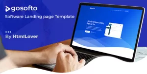 GoSofto - Software Landing Page Responsive HTML Template