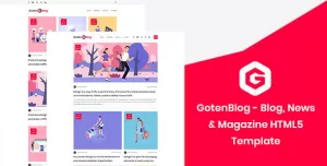 GotenBlog - Blog, News & Magazine HTML5 Template