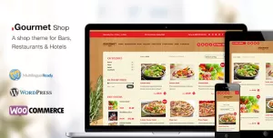 Gourmet Shop - The Restaurant & Bar WordPress Theme