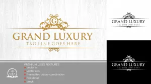 Grand - Luxury Logo - Logos & Graphics