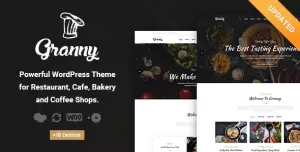 Granny - Elegant Restaurant & Cafe WordPress Theme