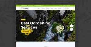 GreeLan – Gardening Lawn and Landscaping Joomla Template