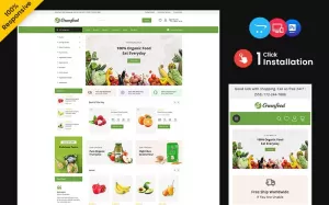 Greenfood – Food and Drink Multipurpose Responsive OpenCart Store