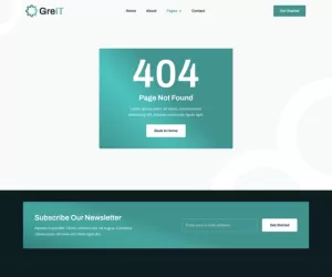 GreIT – IT Solutions & Tech Company Elementor Template Kit