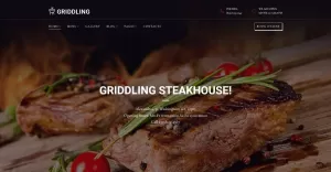 Griddling - Meat & Barbecue Restaurant WordPress Theme