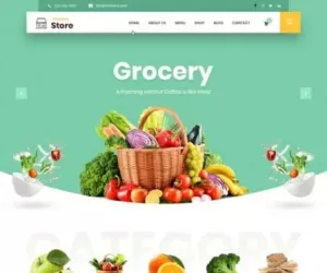Grocery Store WordPress theme for online supermarket retail shops buy